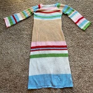 Crochet cover up dress size XL